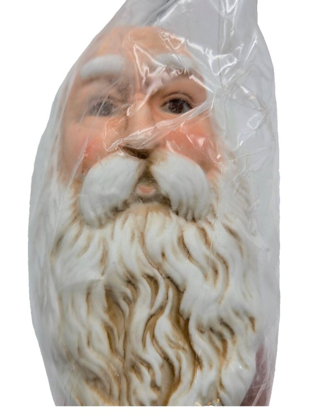 Santa Claus Doll Head And Hands 4.5” Mangelsen’s Porcelain 1993 Vintage BNIP 162